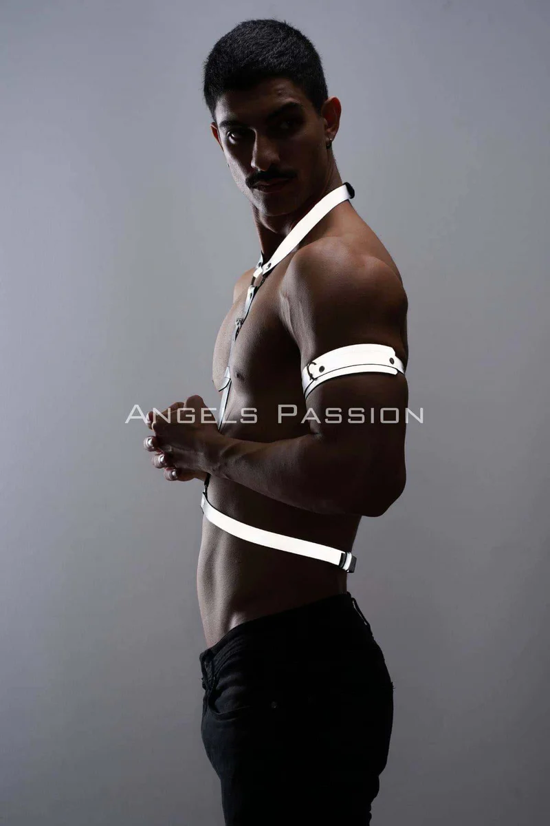 Reflective Harness Outfit worn view