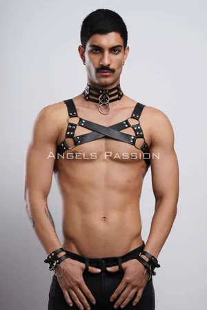 Men's Fancy Wear, Men's Partywear, Tecnowear, Men's Chest Harness- APFTM55