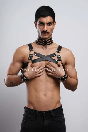 Men's Fancy Wear, Men's Partywear, Tecnowear, Men's Chest Harness- APFTM55