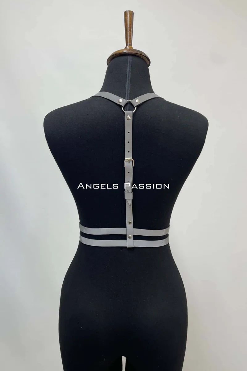 Reflective Chest Harness for Women - Adjustable Festival Accessory