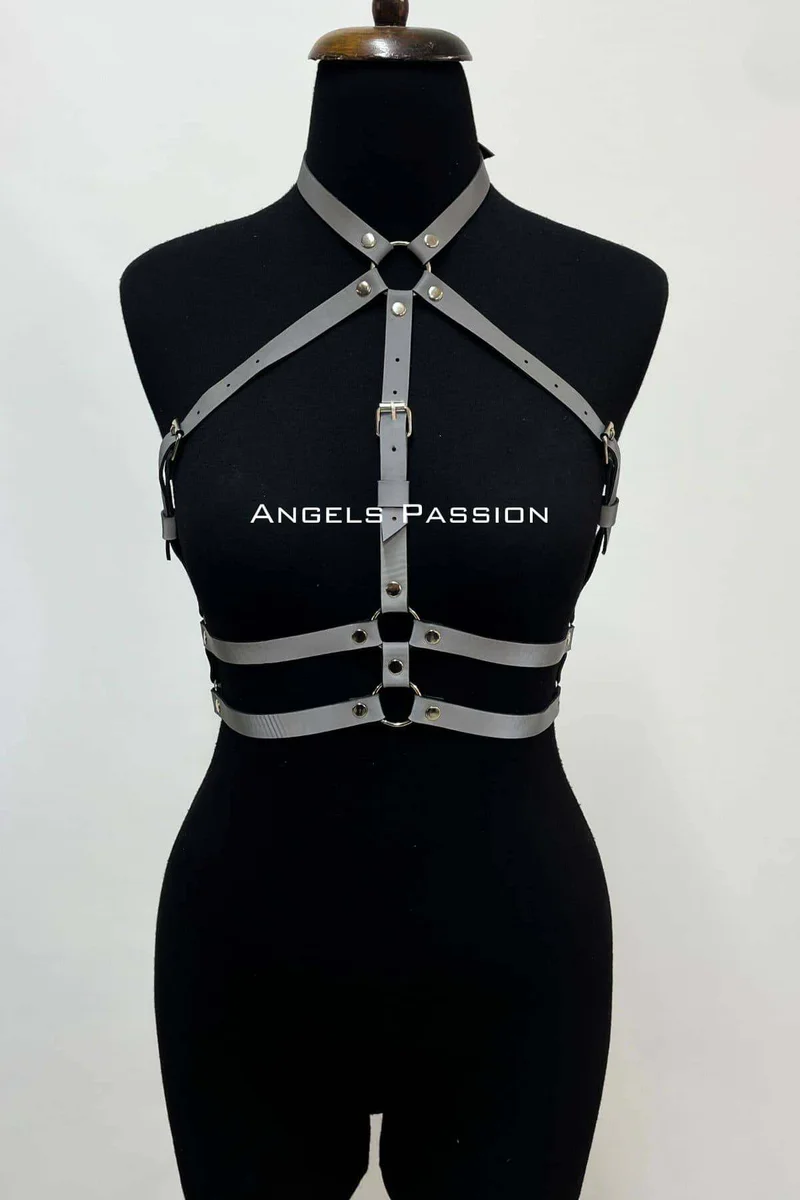 Reflective Chest Harness for Women - Dazzling Festival Rave Wear