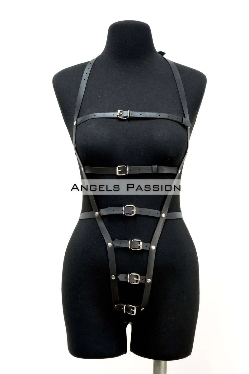 Leather Body Harness for Women - Adjustable Fashion Statement