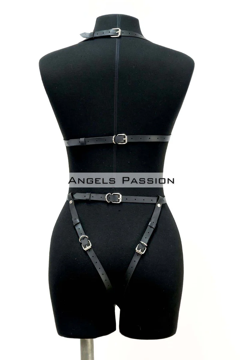 Leather Body Harness for Women - Adjustable Fashion Statement