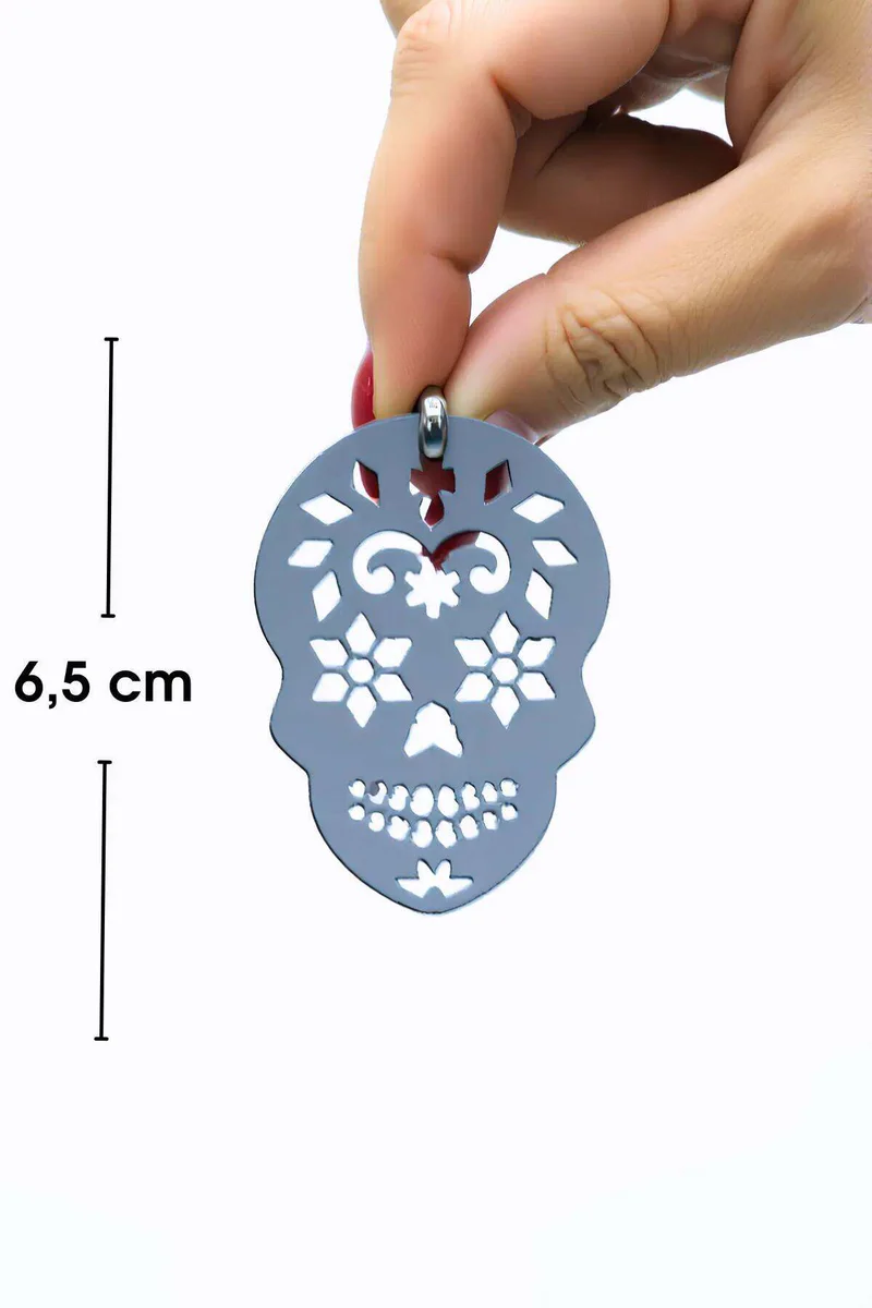 Festival Earrings Men Close-Up Laser Cut