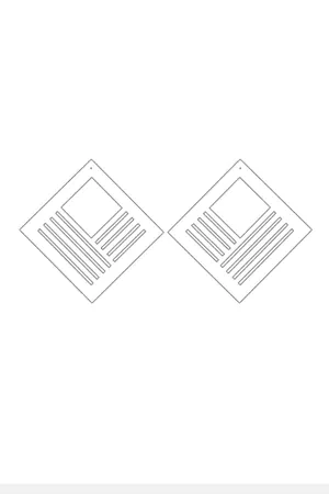 Black Geometric Square Earrings, Stylish Laser Cut Leather Earrings - APBJ010