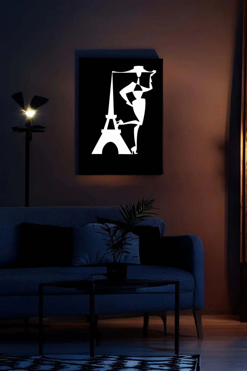 Parisian Fashion Figure Wall Art