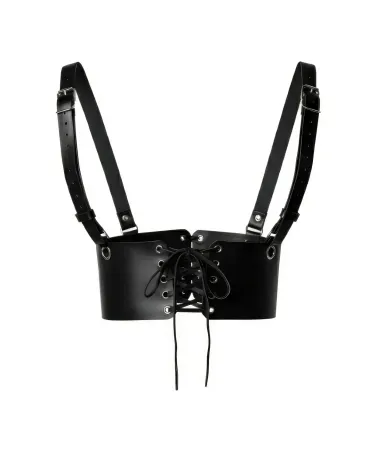 Black Women's Belt Lace-Up Corset Waist Accessory - APFT1429