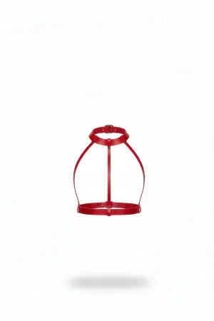 Red Women's Belt Neck Detailed Body Accessory - APFT653