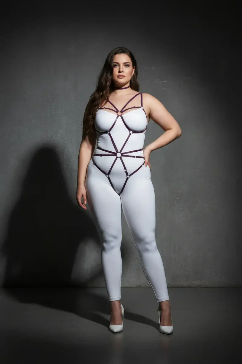 Plus Size Body Harness for Women - Adjustable Ring Detail