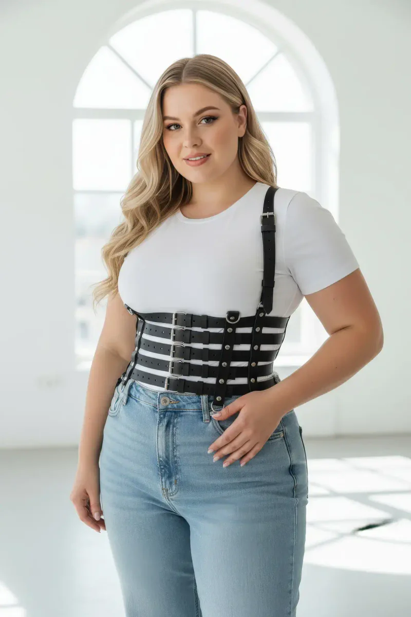 Women's Underbust Harness Black F