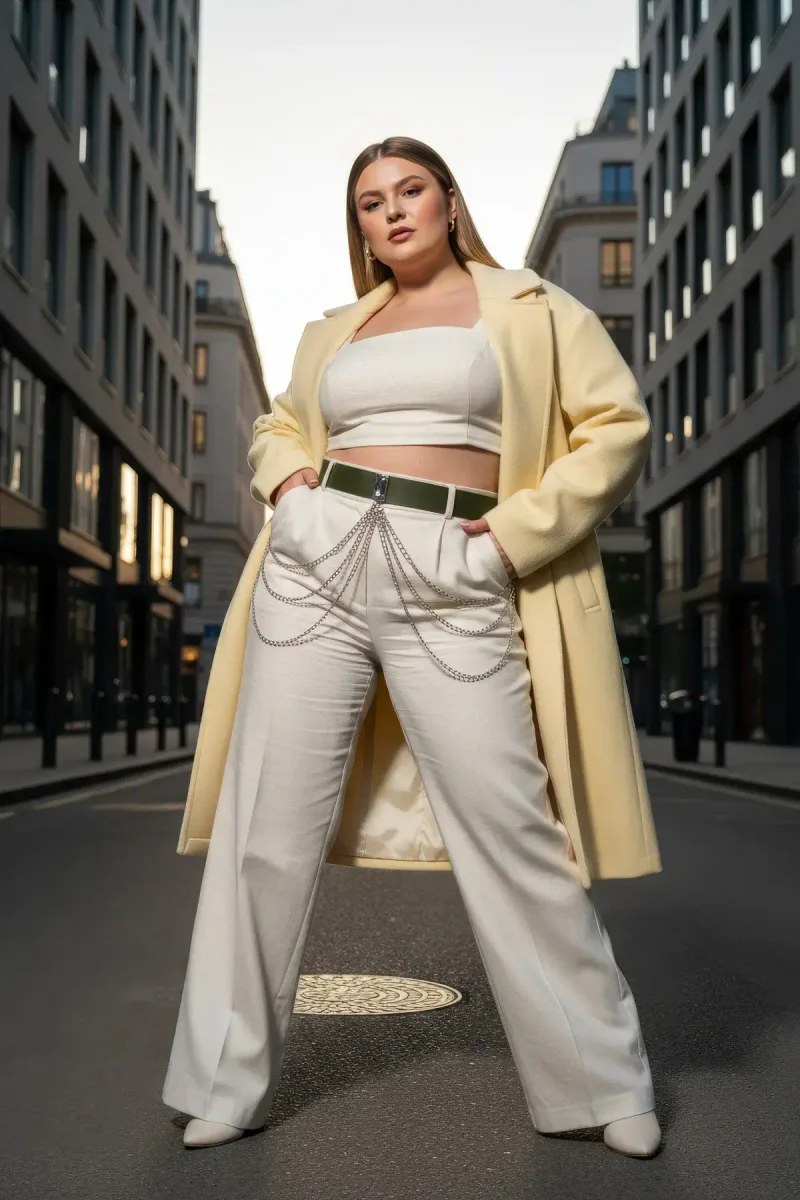 Fashion Waist Belt with Drap