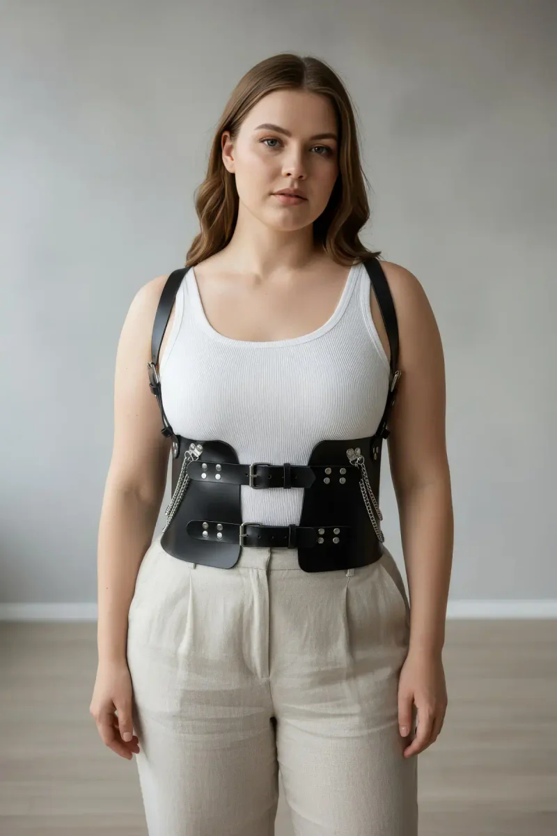 Plus size body harness,