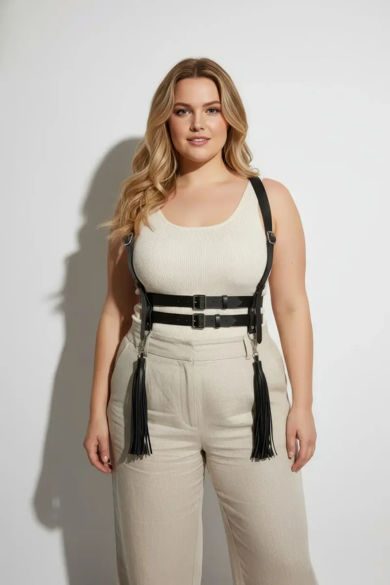 Underbust Harness Lingerie Detail Strappy Adjustable Waist Straps