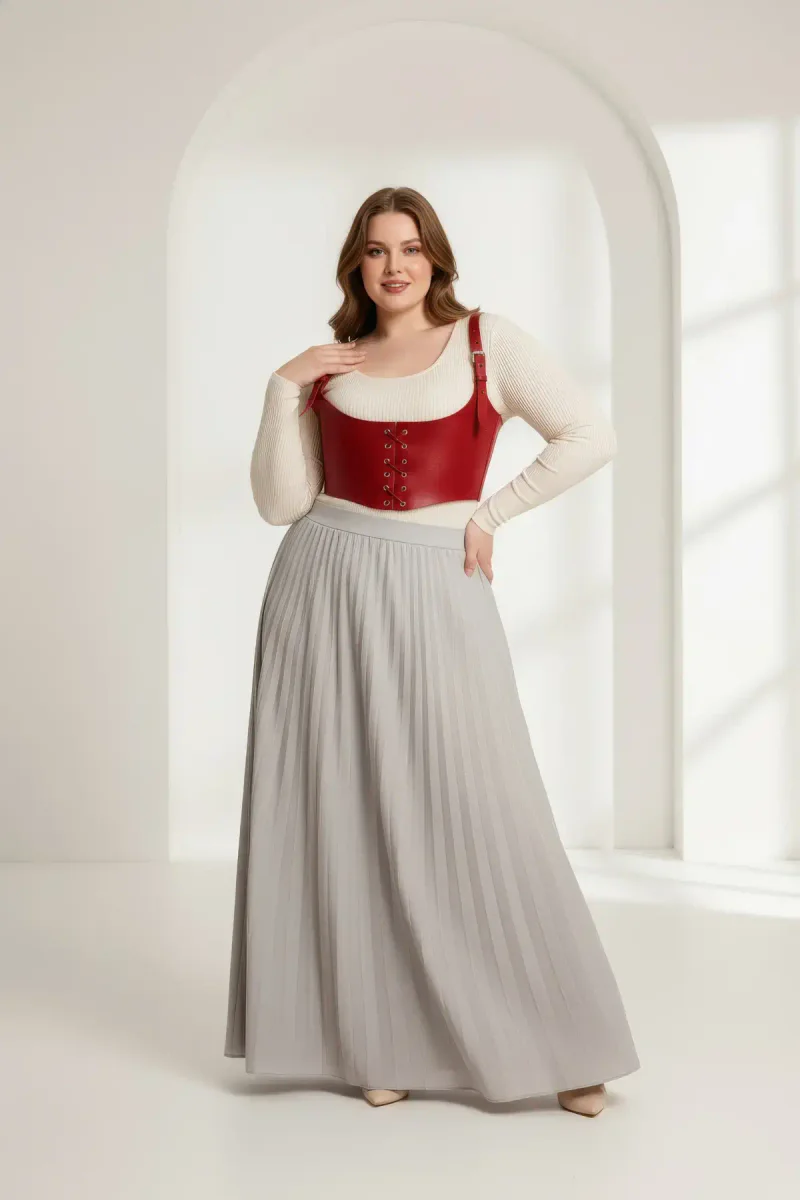 Red Underbust Corset