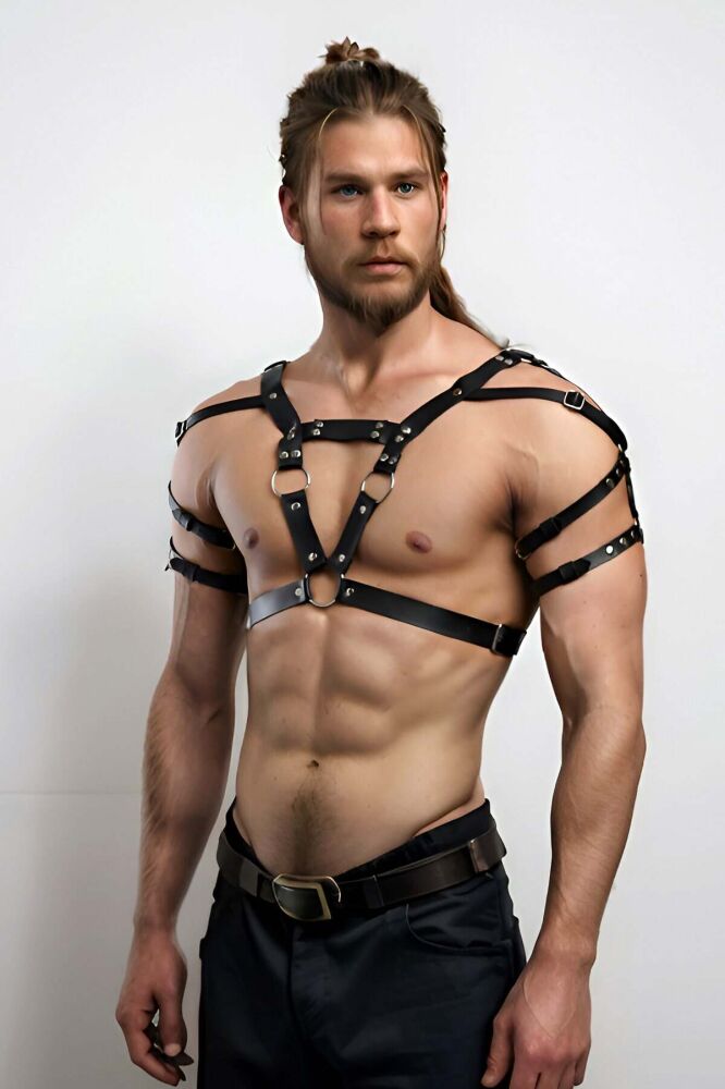 Viking Warrior Men's Harness for Party Wear and Cosplay - 1